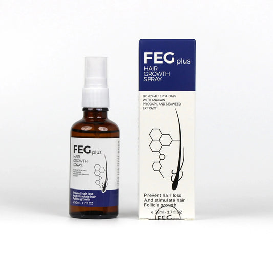 FEG PLUS Beard & Hair Growth Serum Spray Powered by Nature for Visible Results